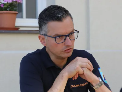 Mežica - poplave - Marjan &Scaron;arec, minister za obrambo RS - portret - Poplave - Portret - Avtor: Sa&scaron;o Bizjak