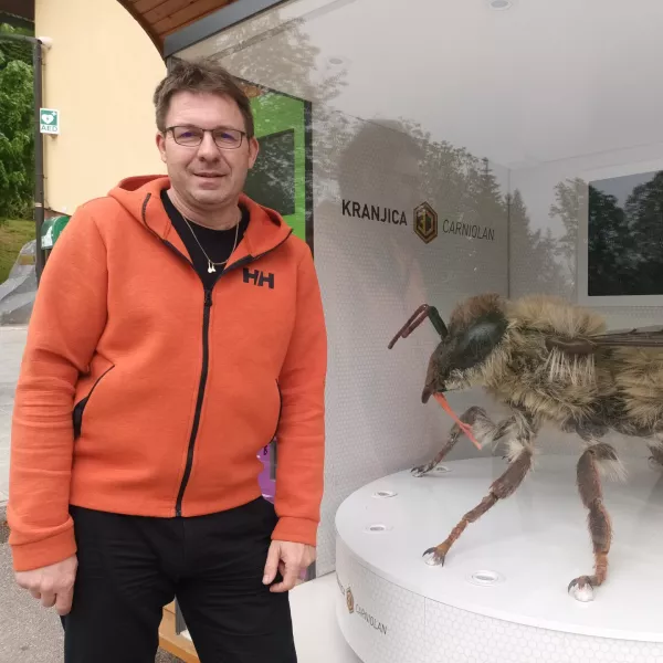 Boštjan Noč, predsednik Čebelarske zveze / Foto: Meta Černoga