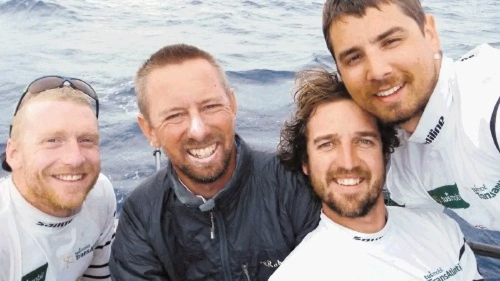 Marin Medak in prijatelji: Simon Osborne, Alastair Humprey in Stephen Bowens.