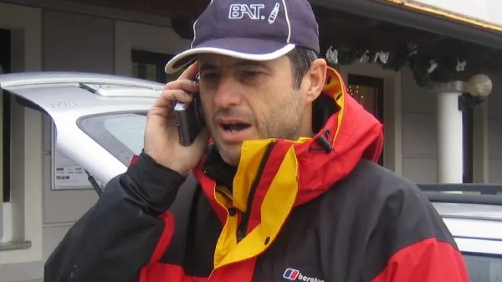 Igor Benko je vodil akcijo re&scaron;evanja v  &Scaron;kamprletovi jami pri Sežani.