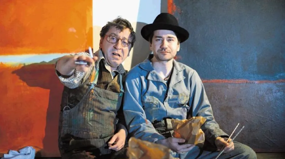 Dramo Rdeča (2009) priznanega ameri&scaron;kega scenarista in dramatika Johna Logana je na oder Male drame postavil režiser Zvone &Scaron;edlbauer, v njej pa nastopata Gregor Baković in Sa&scaron;a Tabaković.