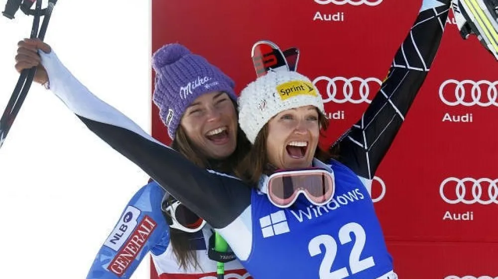 Mazejeva se bo v preostanku sezone za tri male globuse borila z Američankami. V superveleslalomu je njena konkurentka Julio Mancuso, ki za njo zaostaja 55 točk. (Foto: Reuters)