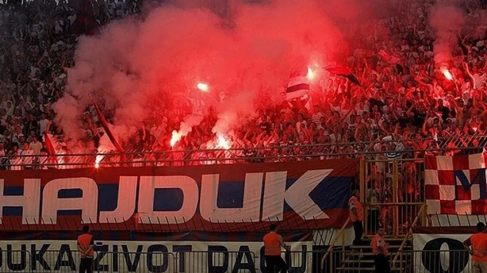 Navijači Hajduka so nezadovoljni s stanjem v splitskem velikanu. (Foto: Reuters)