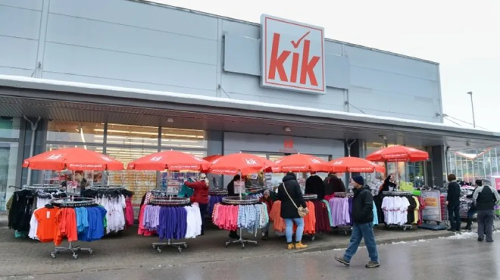 Prenovljena podoba KiK-ove trgovine na Rudniku.