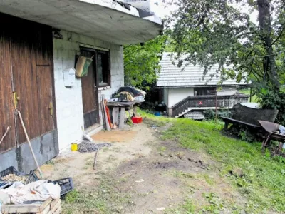 Umorjenega Bajdeta je osumljeni Sulejmanović odvrgel v globel lučaj od Bajdetove kmetije na Ključevici 6.