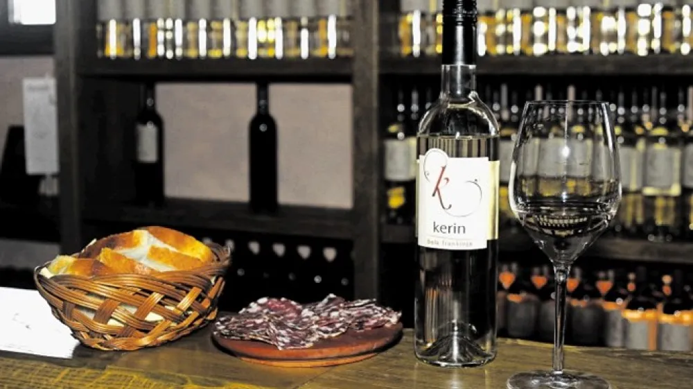 Bela frankinja iz  vinarstva Kerin je plod petletnega dela.