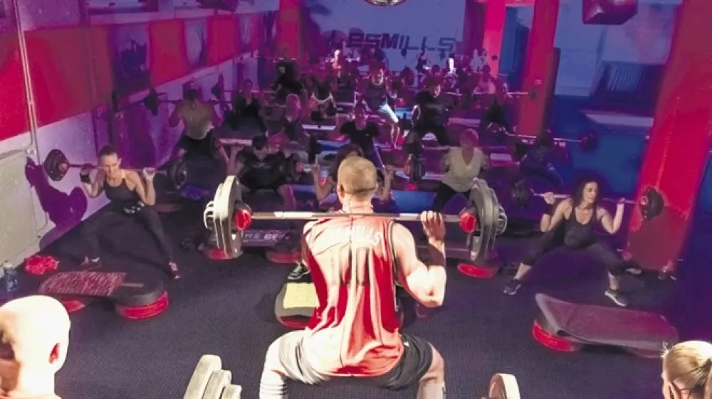 Globalnemu dogodku so sledili tudi vadeči v ljubljanskem Trening centru.