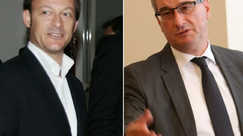 Franc Žmavc (levo) nam je dejal, da noče več sodelovati v političnih preigravanjih, Željko Puljić pa svoje odločitve  ni želel komentirati.