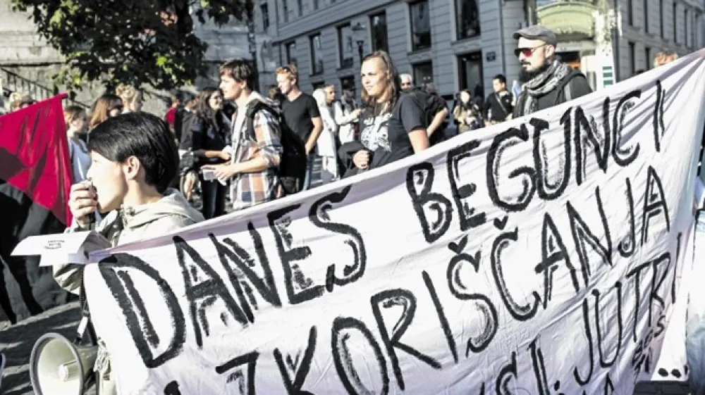 Ulični protest proti sovražnemu govoru, 2015