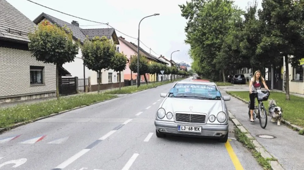 Kavčičeva ulica ohranja značaj tipične zelenojamske ulice.