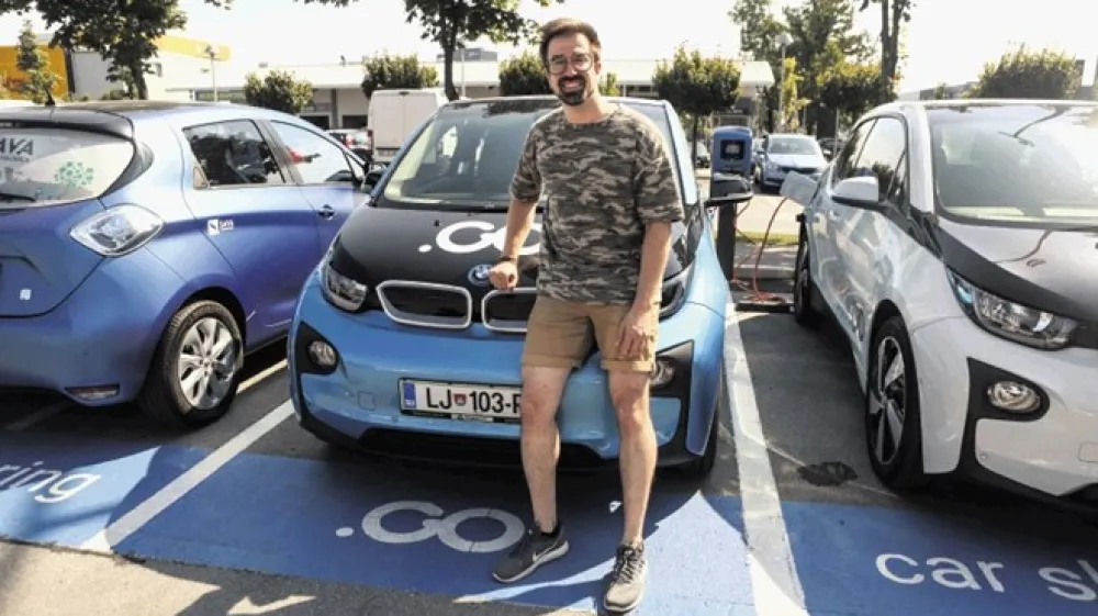 Jure Čuk je eden od uporabnikov Avant2Go, ki ga je souporaba avtomobila tako prepričala, da je prodal svoj avtomobil.