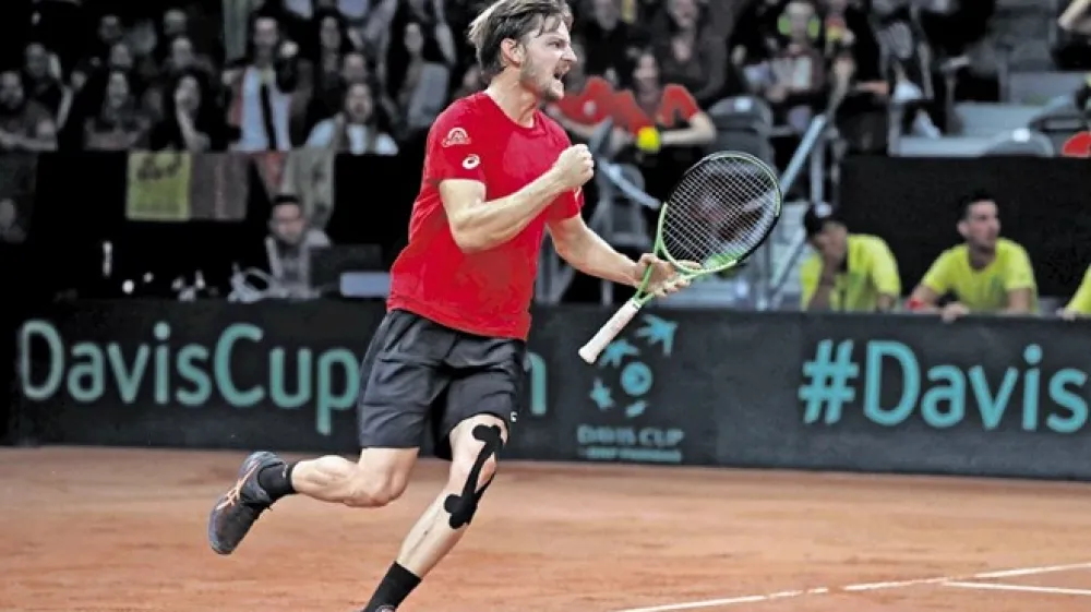David Goffin bo glavni adut Belgije v finalu Davisovega pokala.