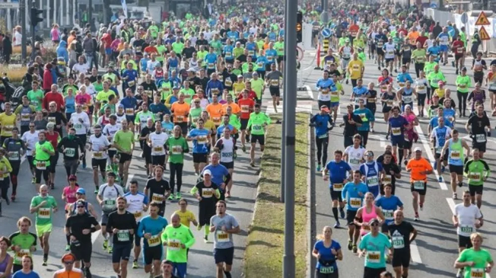 Ljubljanski maraton je največji teka&scaron;ki dogodek v Sloveniji. (Foto: Bojan Velikonja)