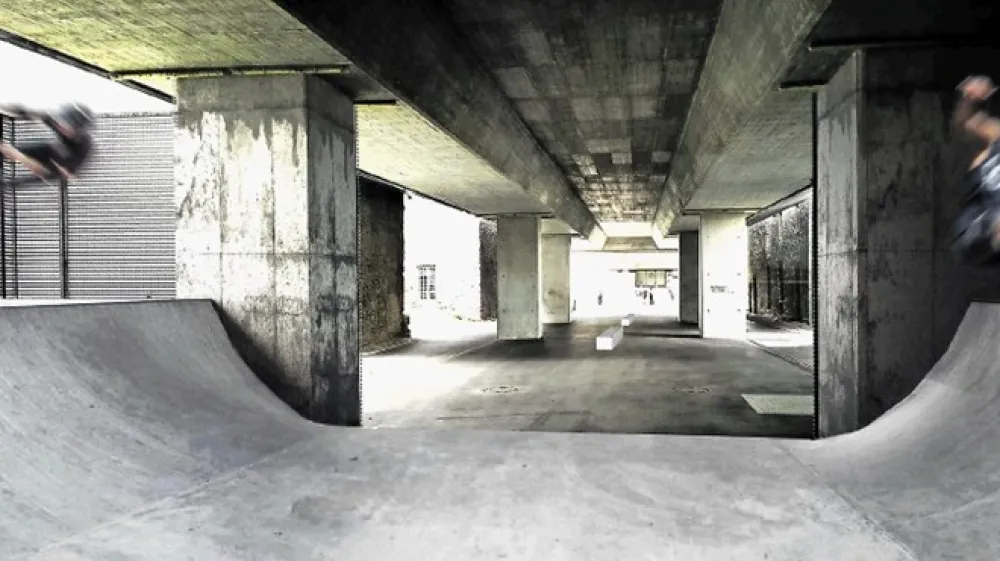 Med dolgoročnimi občinskimi načrti ostaja tudi ureditev skejt parka pod Fabianijevim mostom.