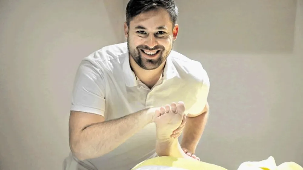 &raquo;Bistvo dobre &scaron;portne masaže je odprava bolečin v mi&scaron;icah,&laquo; pravi Luka Pirec.