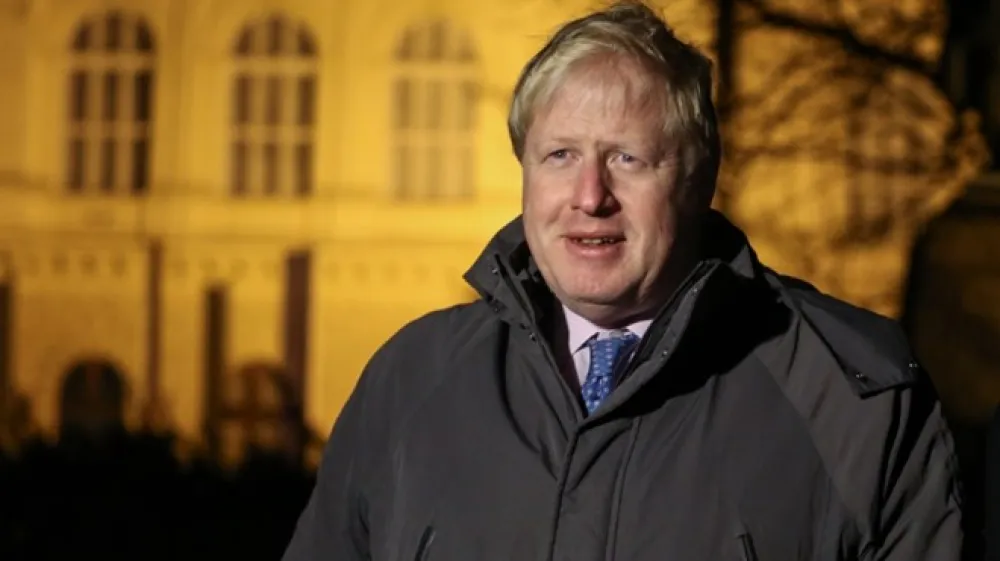Britanski zunanji minister Boris Johnson