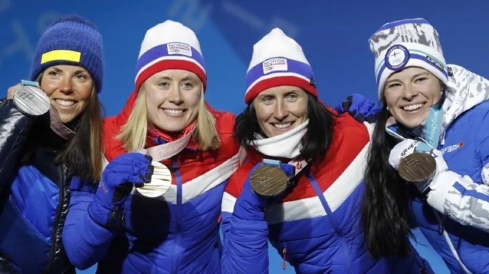 Nosilke odličij tekme proste tehnike na 10 kilometrov.