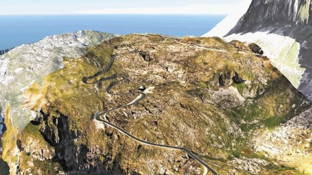 Nova trasa ceste na Mangartsko sedlo se bo izognila nevarnemu skalnemu previsu. Speljana bo po cesti do planinske koče in nato naprej navkreber. Na obstoječo cesto se bo priključila tik pod vrhom oziroma pred znamenito cestno pentljo.