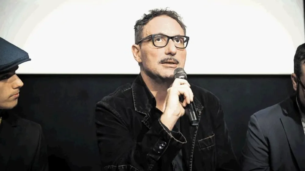 Režiser in scenarist filma Sicilijanski duhovi Antonio Piazza se je udeležil ljubljanske premiere.