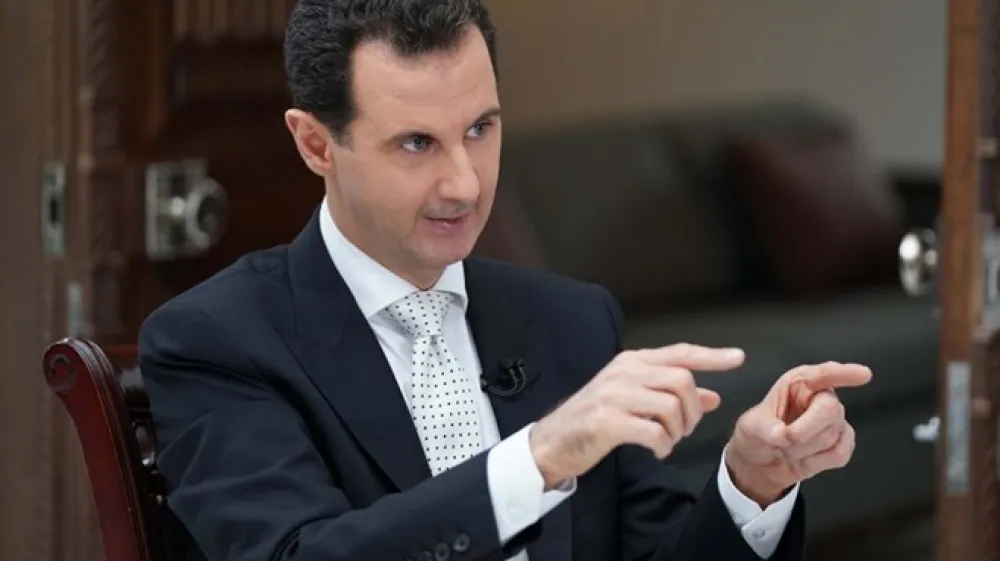 Sirski predsednik Ba&scaron;ar al Asad.