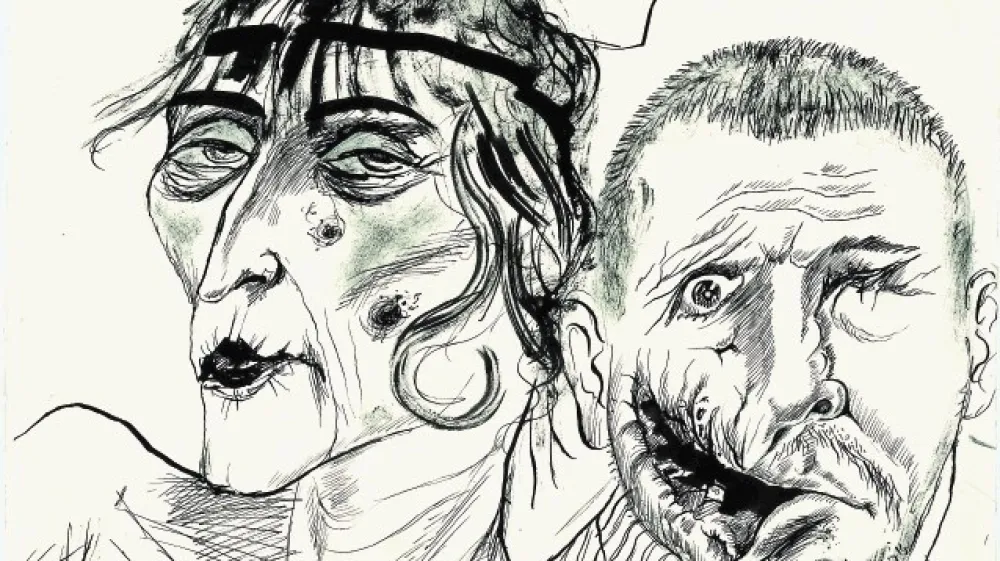 Otto Dix: Prostitutka in pohabljeni vojni veteran, 1923