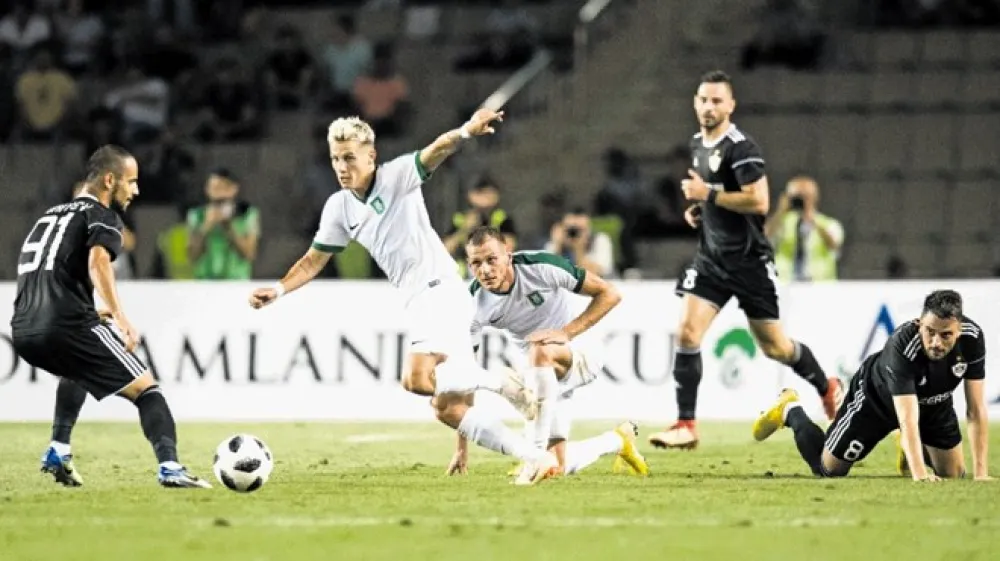 Čeprav je bil Qarabag zrel za izpad, je v Bakuju brez težav ohranil prednost iz Stožic.