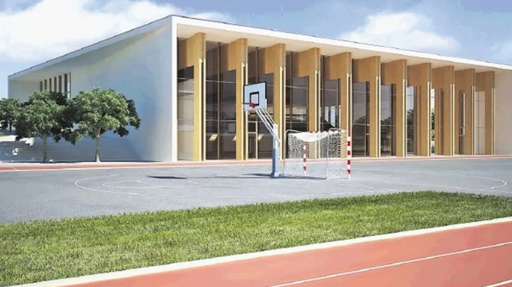 V novi &scaron;portni dvorani Menge&scaron; bo prostora za 1100 obiskovalcev (skupaj z nastopajočimi).