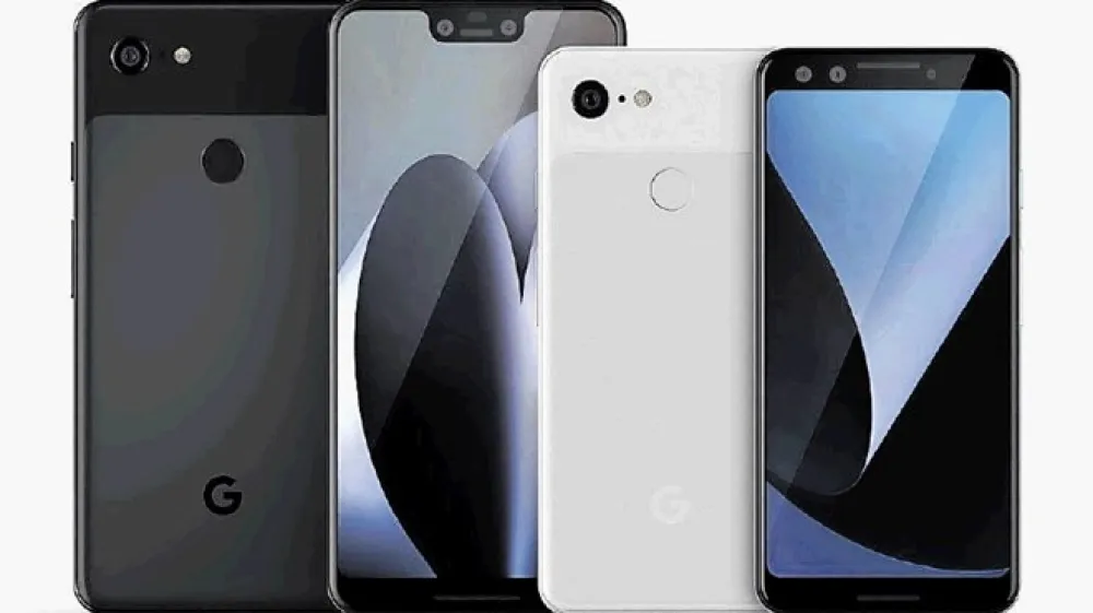 Googlov novi telefon prihaja v dveh velikostih. Pixel 3 (na desni) in pixel 3 xl (na levi).