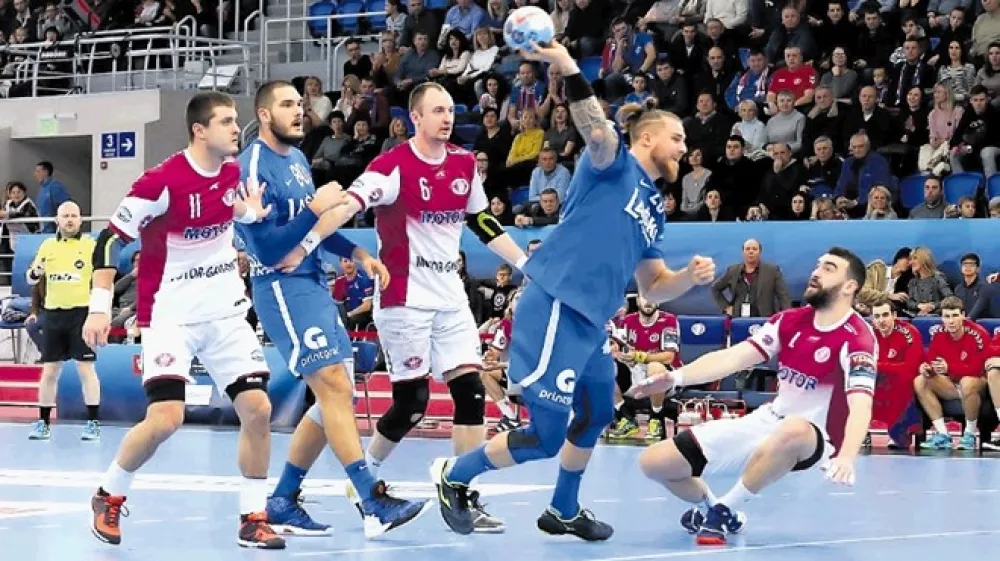 Celjski rokometa&scaron;i so v Zaporožju vpisali &scaron;e &scaron;esti poraz v leto&scaron;nji sezoni lige prvakov.