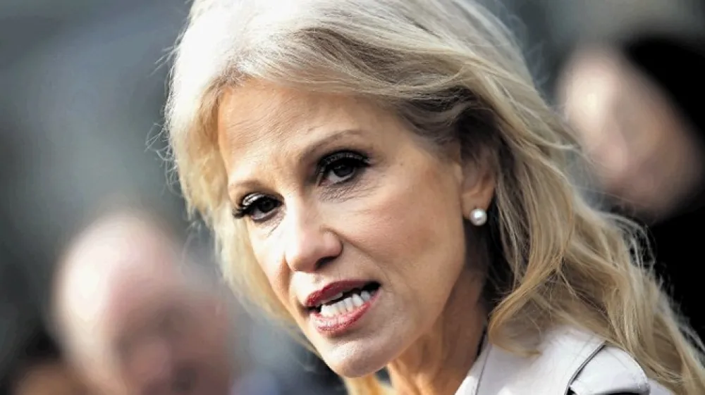 Kellyanne Conway je mojstrica spininga, izmislila pa si je tudi izraz &raquo;alternativna dejstva&laquo;.