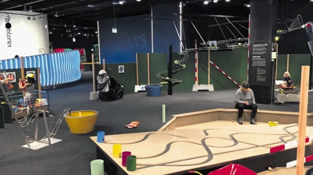 Primer dobre prakse iz parka Experimentarium v mestu Hellerup na Danskem. Podoben park bo do prihodnjega leta nastal v Celju.