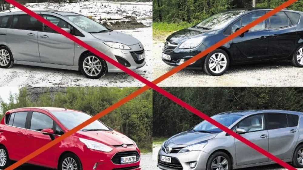 Mazda5, opel meriva, ford B-max in toyota verso so le nekateri od &scaron;tevilnih enoprostorcev, ki so jih prenehali proizvajati, v kratkem naj bi jim sledili &scaron;e nekateri.