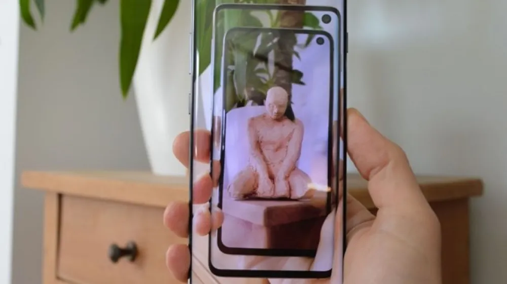 Od leve proti desni: galaxy s10e, s10 in s10+