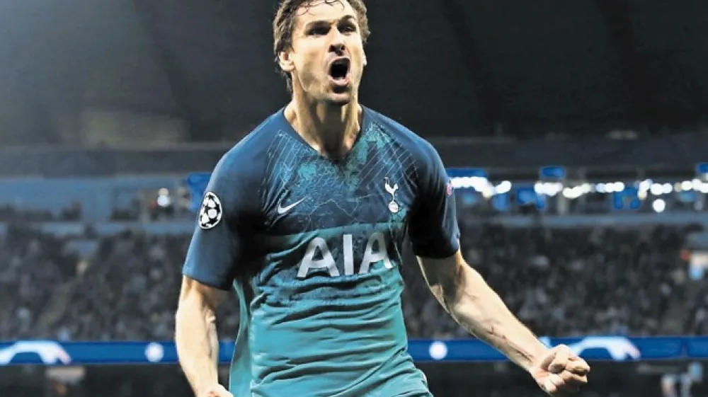 Fernando Llorente je z golom v 73. minuti Tottenhamu prinesel  uvrstitev v polfinale lige prvakov.