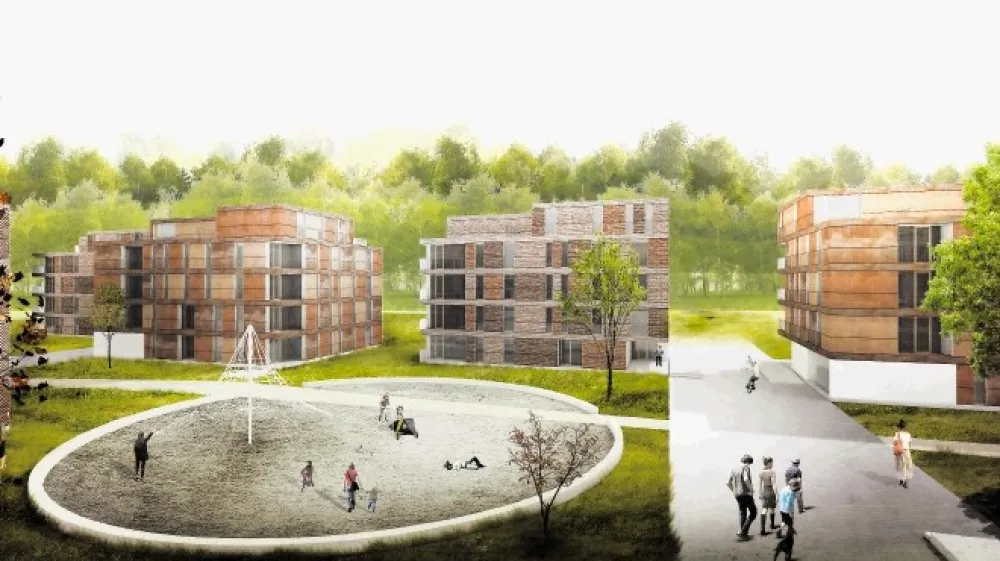 Prihodnji teden bo republi&scaron;ki stanovanjski sklad ponovil javno naročilo za gradnjo stanovanjske soseske Novo Brdo z nekaj manj kot 500 stanovanji. Del sredstev za gradnjo te in dveh drugih sosesk bo sklad financiral s kreditom razvojne banke Sveta Evrope.