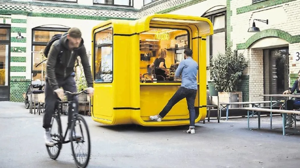 V Berlinu se od lani obnovljen kiosk uporablja kot najmanj&scaron;a gostilna v mestu.