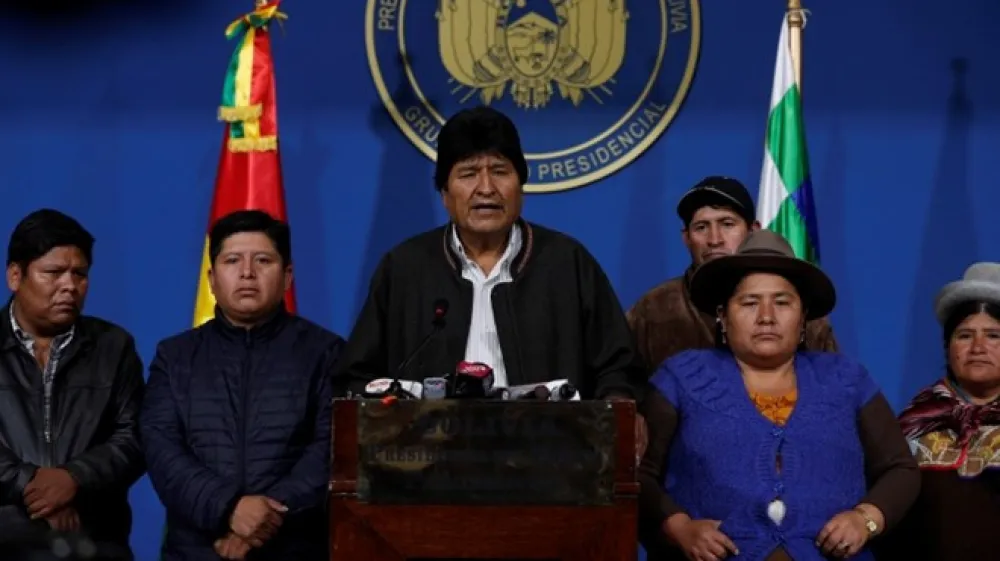Bolivijski predsednik Evo Morales je okoli&scaron;čine svojega odstopa po trinajstletni vladavini označil za državni udar.