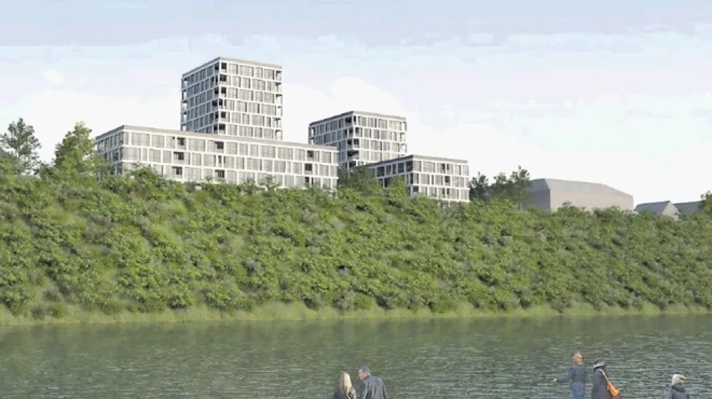 Tak&scaron;na je idejna zasnova stolpnic ob desnem bregu Drave, ki bi ju gradilo murskosobo&scaron;ko podjetje Imo-Real.