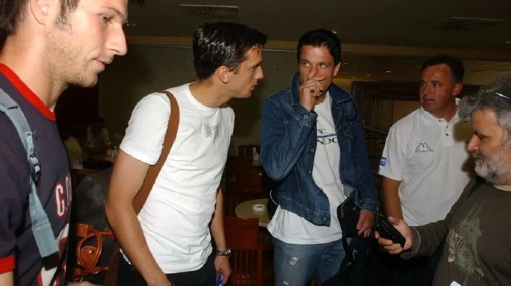 Bo&scaron;tjan Cesar, Milenko Ačimović in Aleksander Knavs