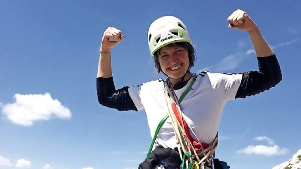 Marija Jeglič bo na sejmu Alpe-Adria predstavila svoje dogodiv&scaron;čine v navezi s Petro Klinar Stražar, Saro Jaklič in Tja&scaron;o Jelovčan. Igor Kuster/Festival gorni&scaron;kega filma