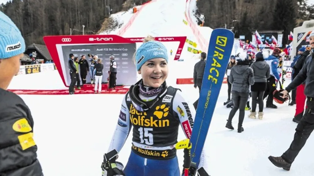 Meta Hrovat je na februarski tekmi za zlato lisico v Kranjski Gori s tretjim mestom poskrbela za vrhunec ženskih tekem svetovnega pokala v alpskem smučanju.