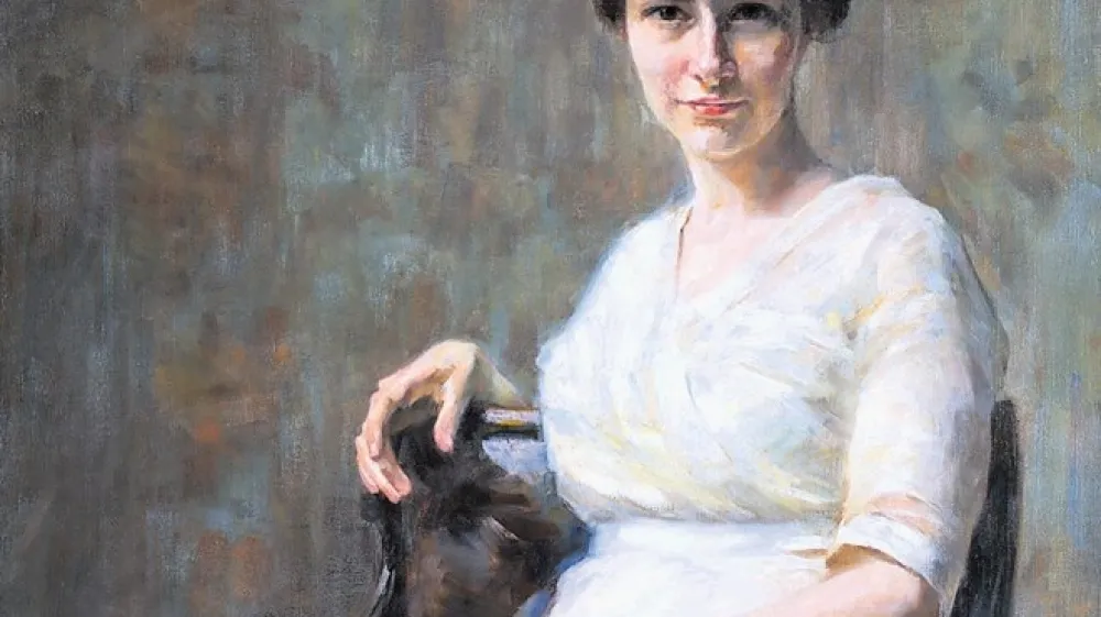 Svojo nečakinjo Miro Pintar je leta 1913 med njenim obiskom v Berlinu  naslikala Ivana Kobilica.