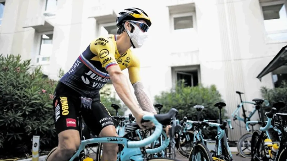 Slovenski kolesar Primož Roglič se je v Nici včeraj pripravljal na dana&scaron;nji start že 107. dirke Tour de France, na francoski pentlji pa je pred dvema letoma osvojil četrto mesto v skupnem se&scaron;tevku.