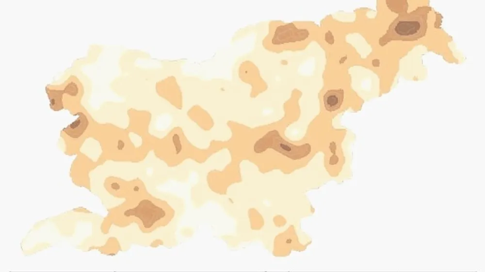 Dolenjska in Posavje sta med pokrajinami, ki so najbolj izpostavljene toči.