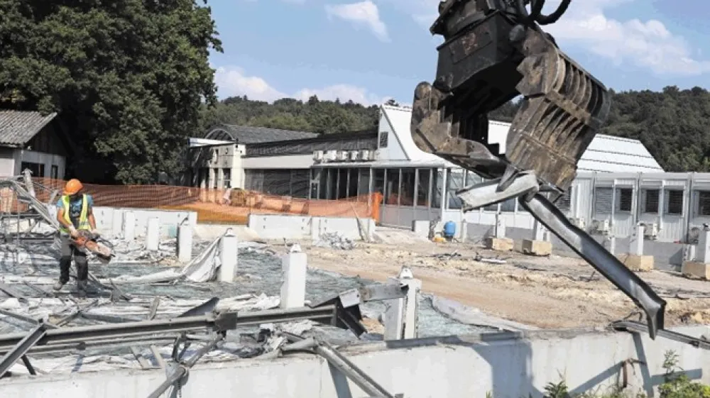 V poru&scaron;enem rastlinjaku je Botanični vrt med zimo hranil velike in stare sredozemske rastline v čebrih, ki so jih dobili z izmenjavo iz tujih vrtov.