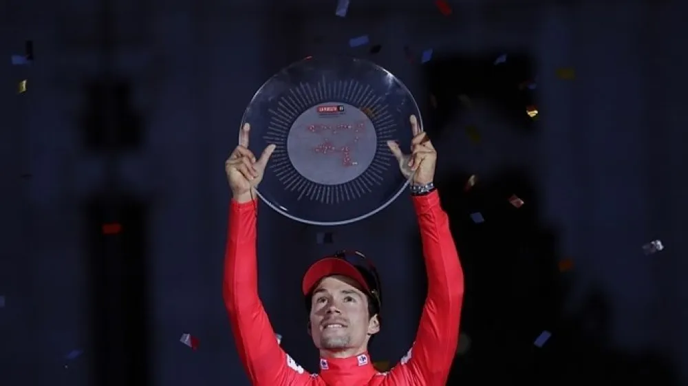 15. september 2019 je bil zgodovinski dan za slovensko kolesarstvo. Primož Roglič je kot prvi Slovenec visoko v zrak dvignil pokal za skupno zmagi na tritedenski kolesarski preizku&scaron;nji.