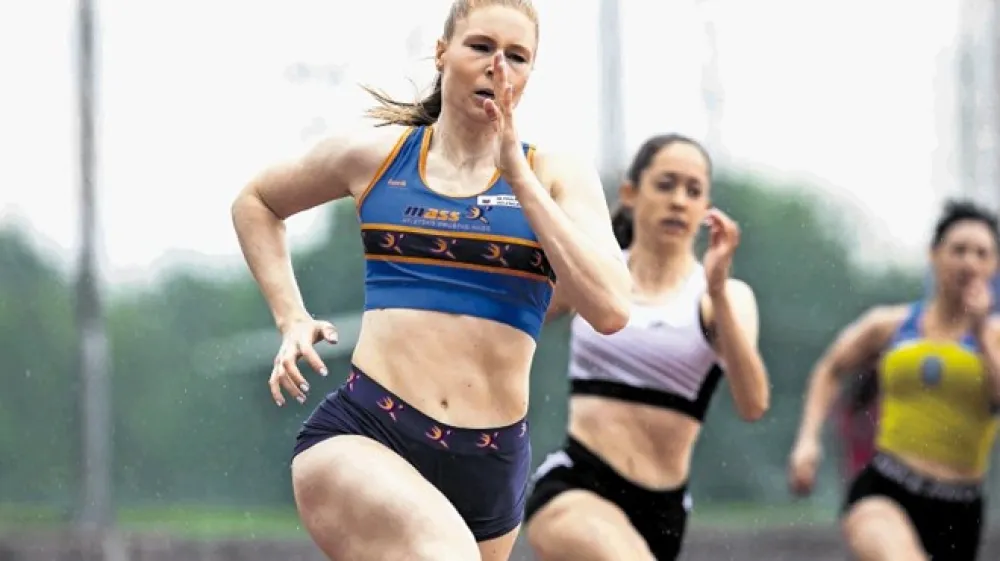 Maja Mihalinec Zidar je po pričakovanju na državnem prvenstvu potrdila status najbolj&scaron;e slovenske sprinterke.