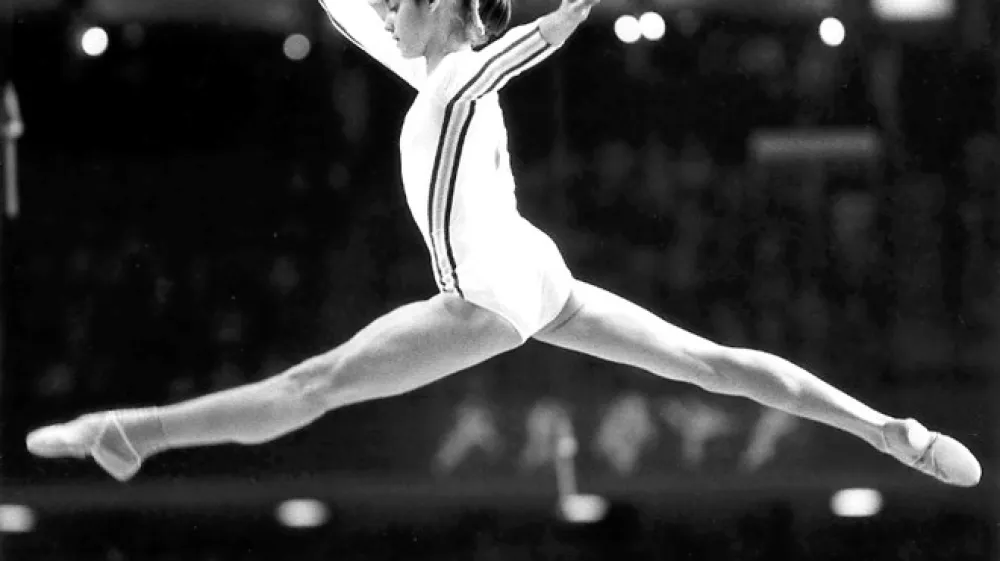Zmagovalni nastop Nadie Comaneci v Montrealu leta 1976