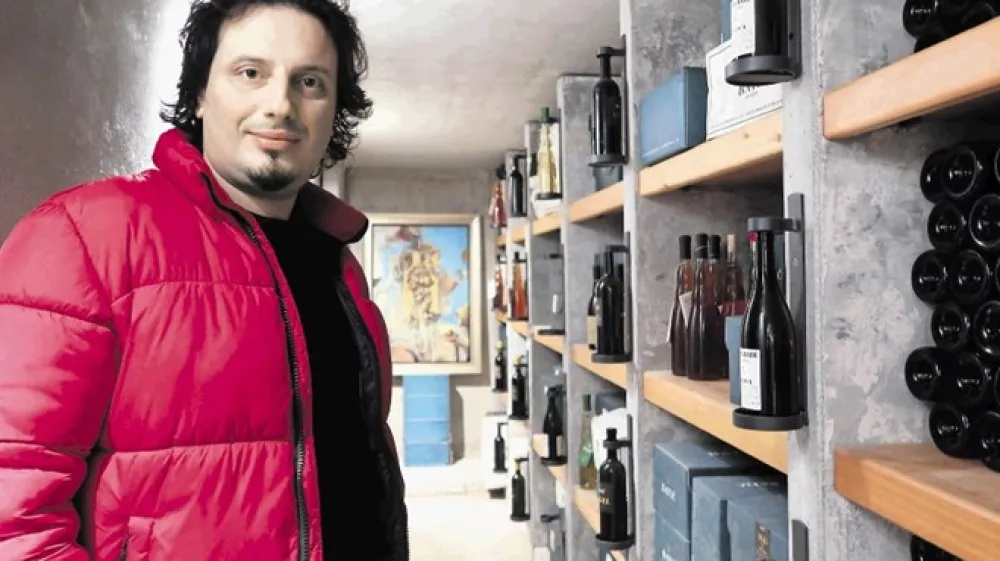 Miha Batič: Za vinjak se mora grozdje trgati prej, da ohrani kislino in da ne vsebuje preveč sladkorja.