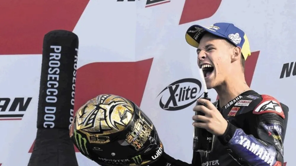 Pri komaj 22 letih je Francoz Fabio Quartararo že postal svetovni prvak v razredu motoGP.